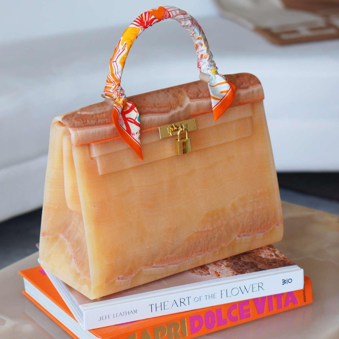 K Bag in Orange Onyx