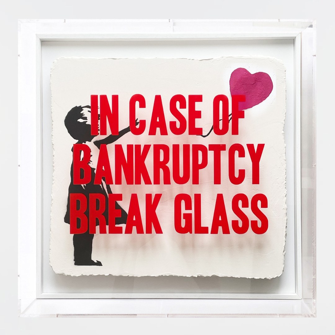 In Case of Bankruptcy Balloon Girl (Rosario Pink)