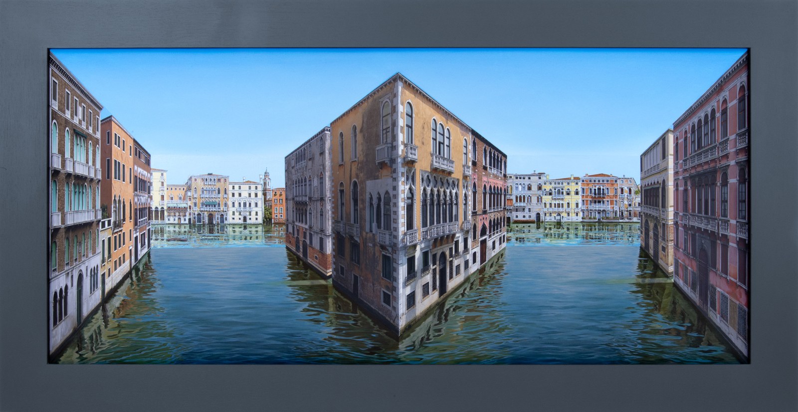 PATRICK HUGHES, Around Venice