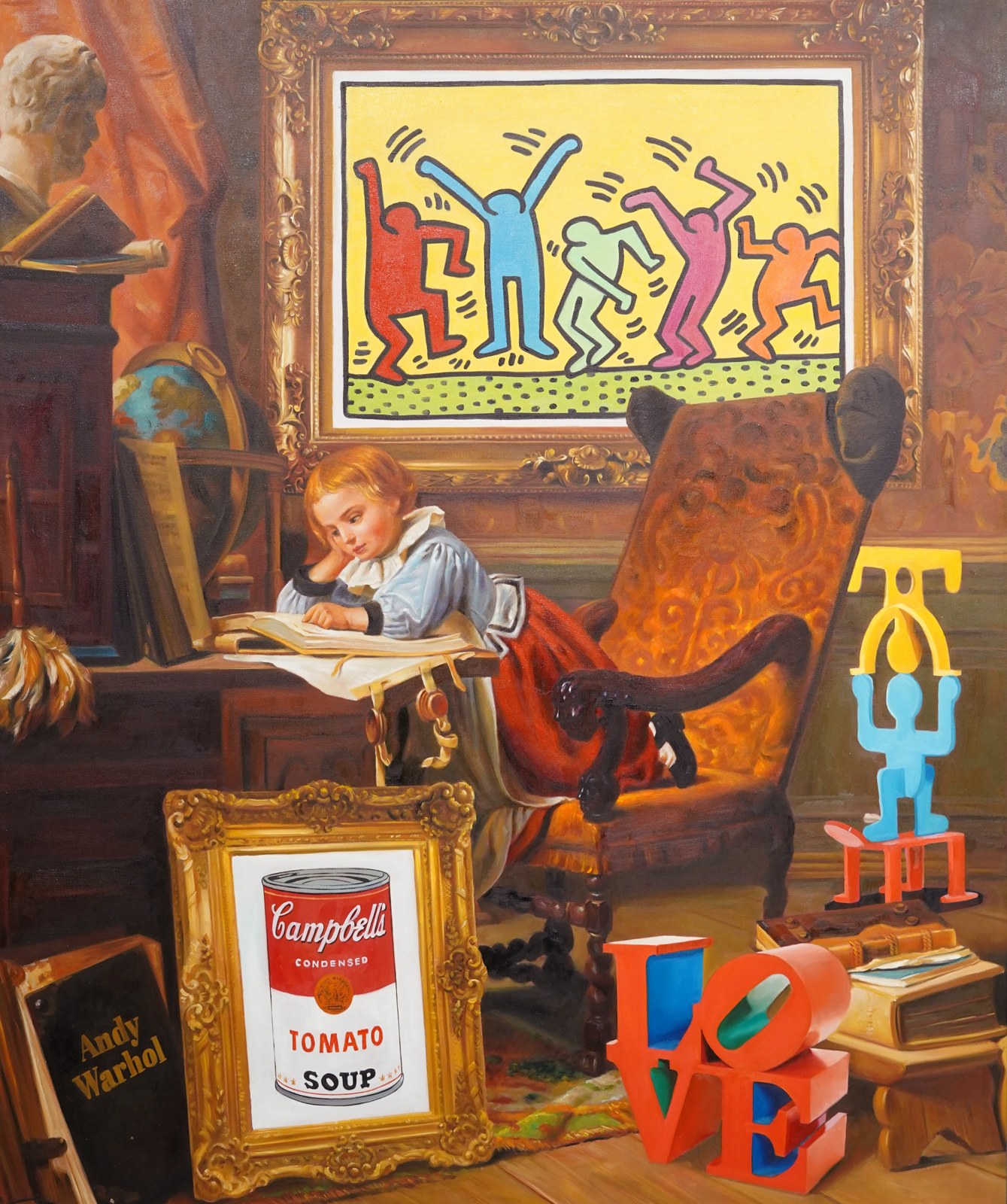 LEO MANELLI, The Little Reader (Haring)