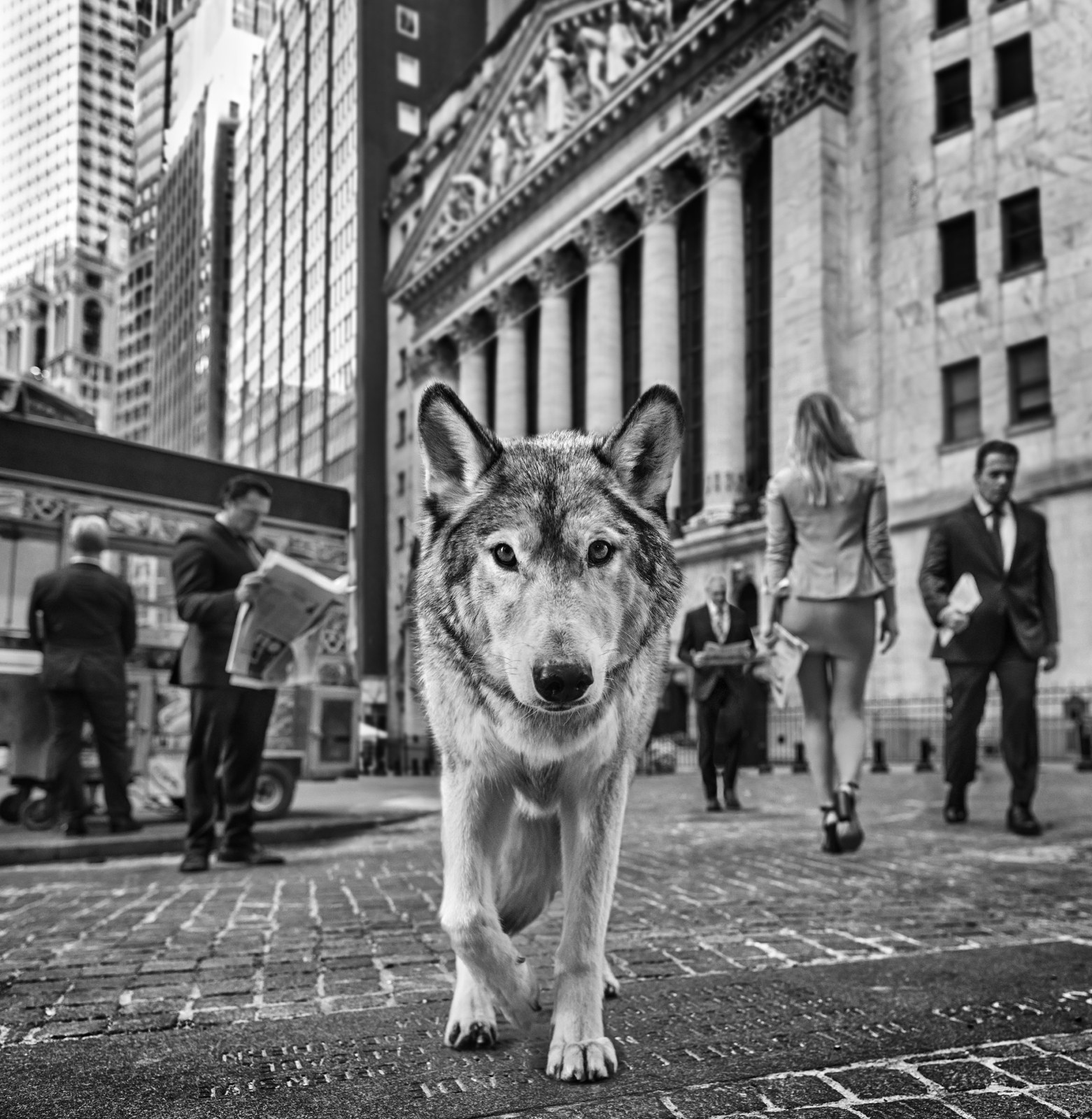 Once Upon A Time on Wall Street (B&W)
