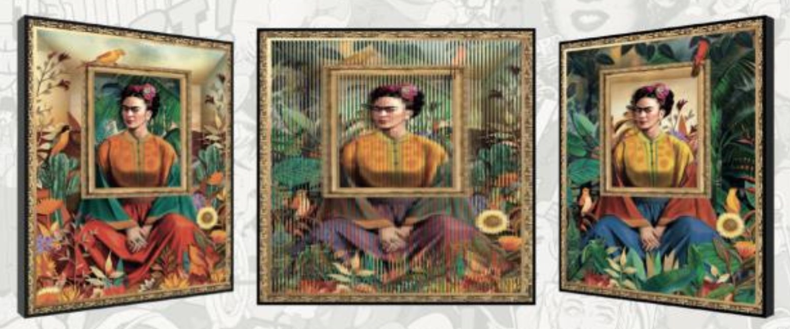 Frida dans son cadre