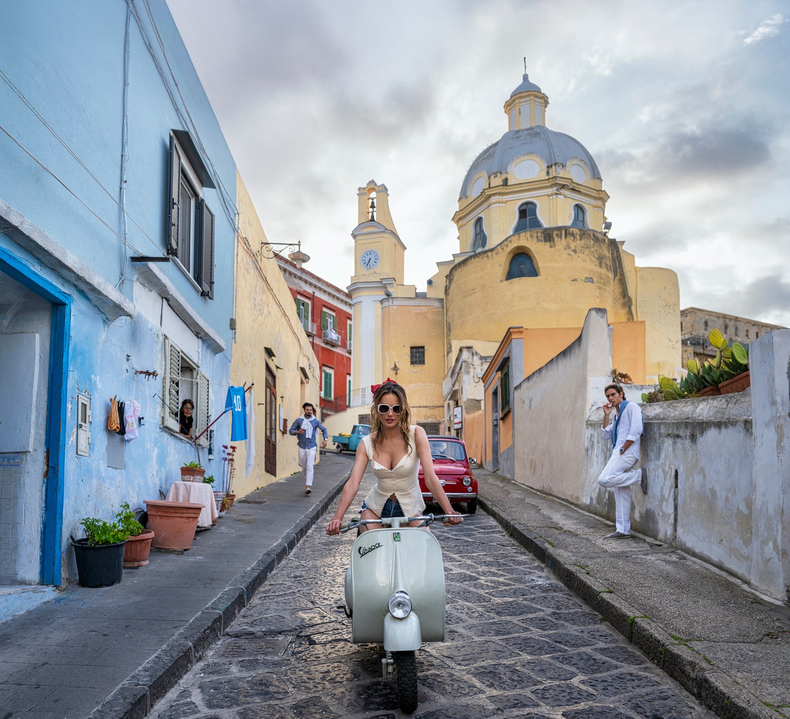 The Girl on the Vespa (Colour)
