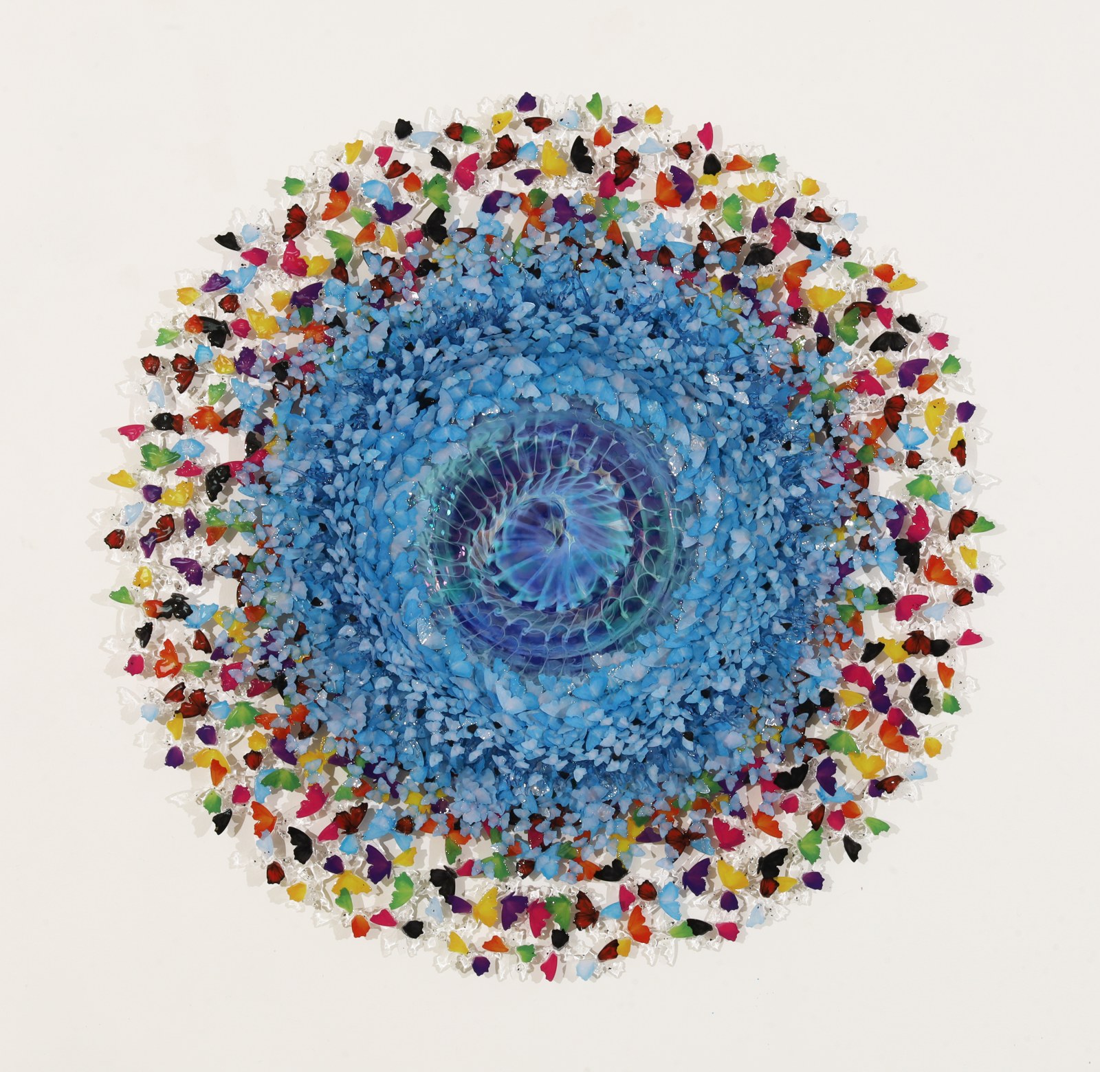 Dreamcatcher blue dip in the colors