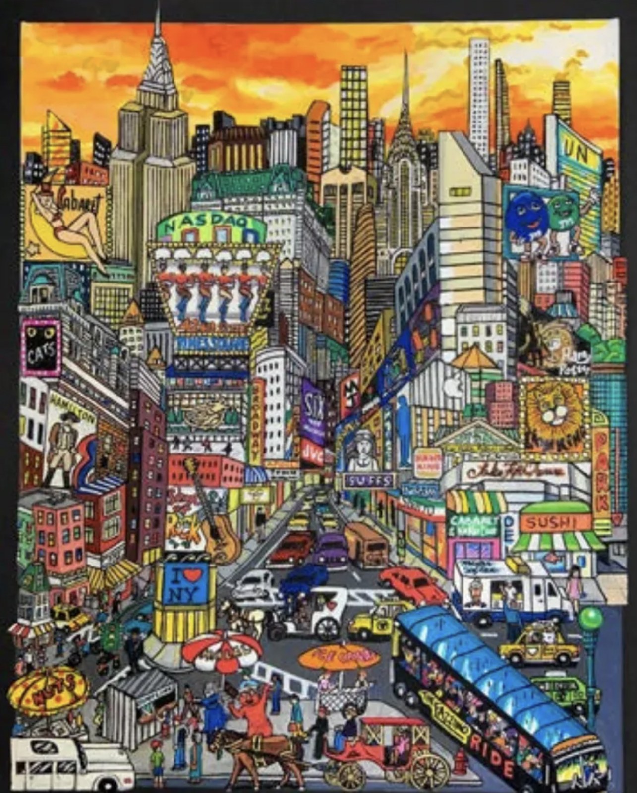 Sunset Sky over Broadway